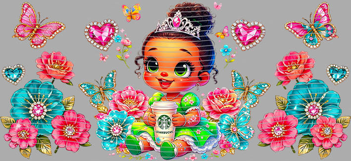 16oz Disney style-D-3005